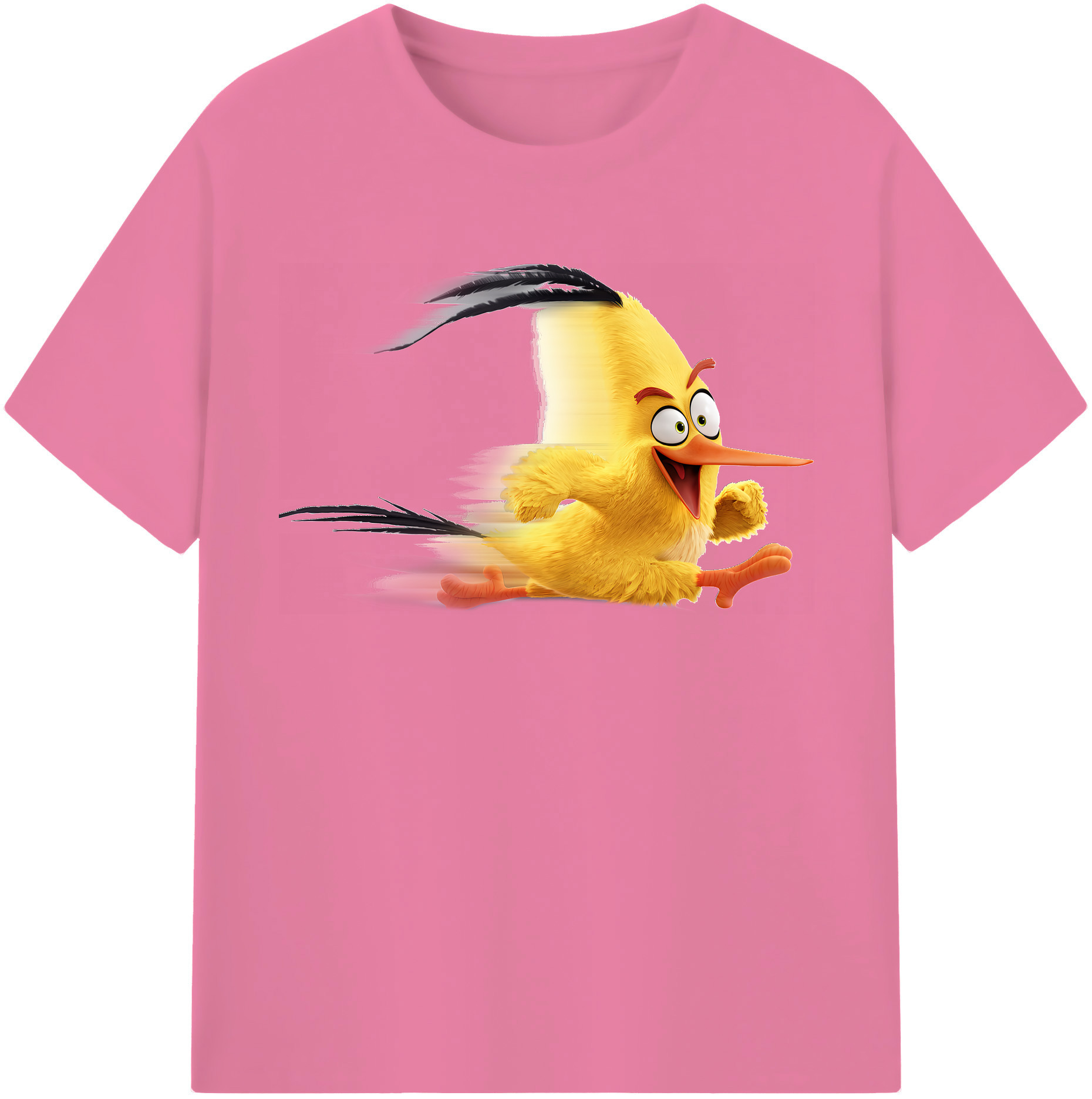 （画像用） Angry Birds アングリーバード 綿100％半袖Tシャツ（フロントプリント）